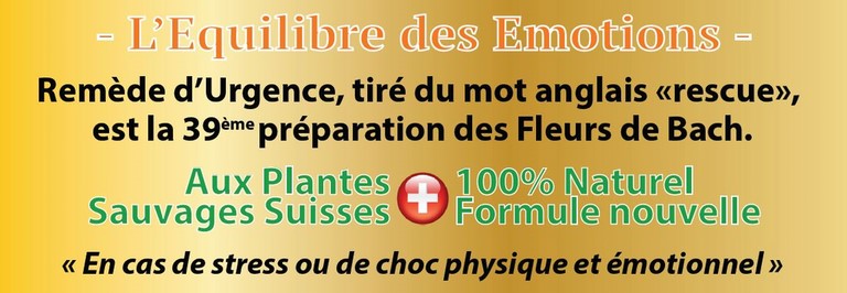 Fleurs de Bach, l'Equilibre des Emotions