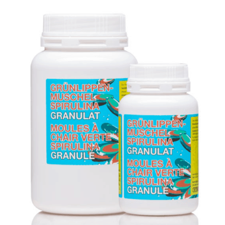Moules à chair verte - Spiruline, Granulé